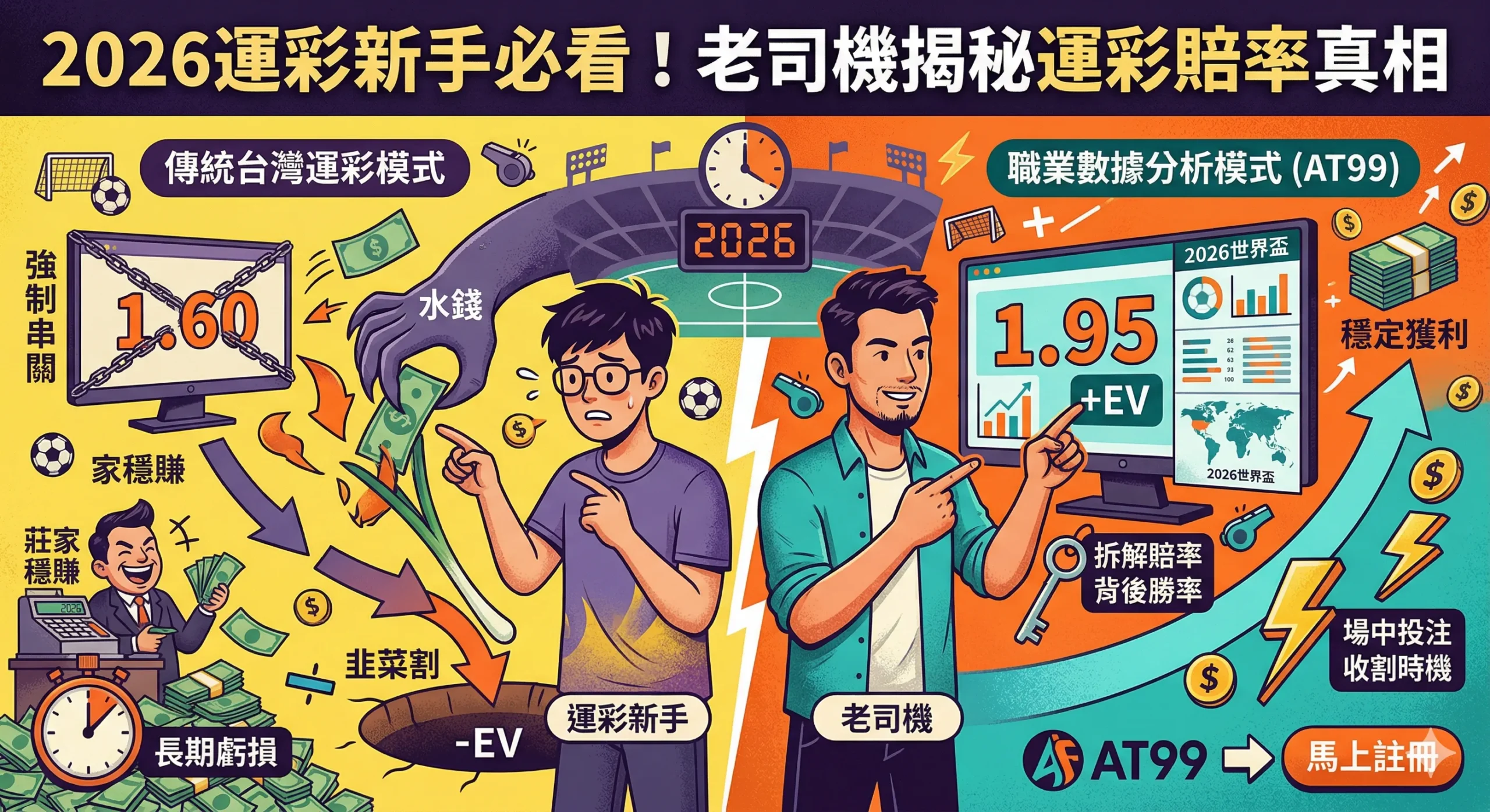 運彩新手教學圖解，傳統下注與數據分析模式差異比較
